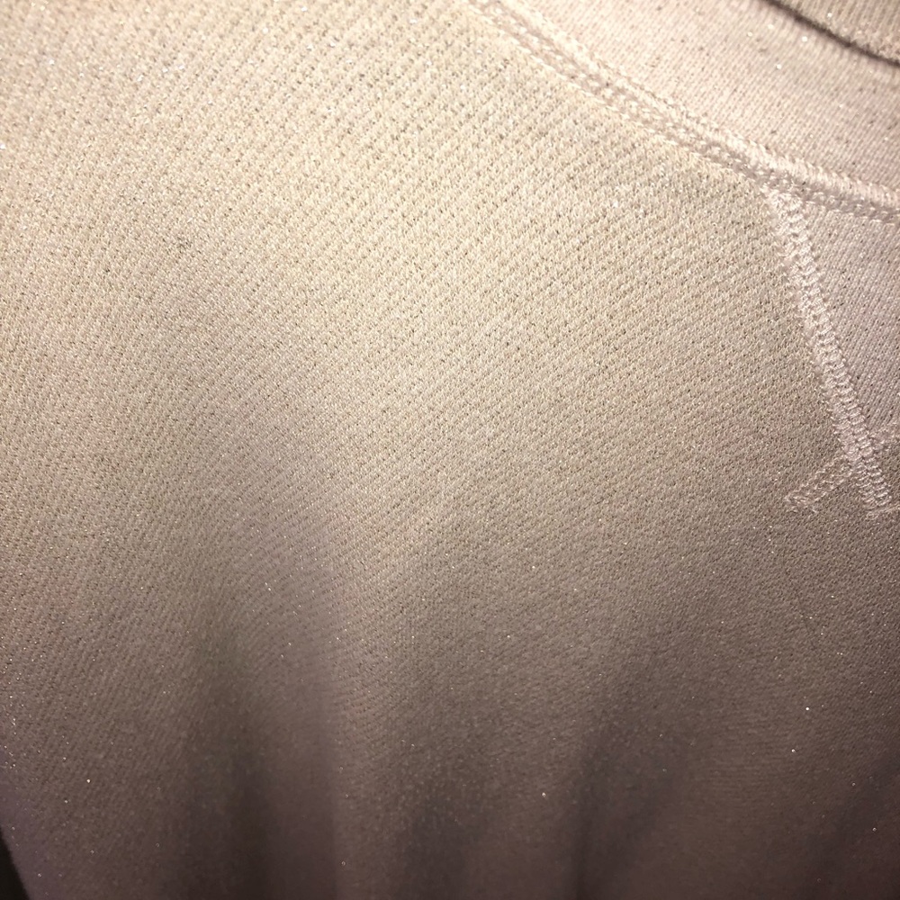 Cream glittery American eagle sweater - Picture 2 of 2